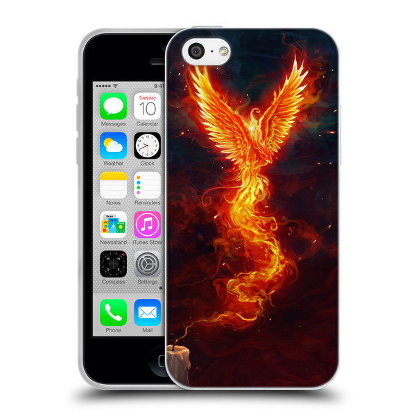 Christos Karapanos Phoenix 2 From The Last Spark Soft Gel Case for Apple iPhone 5c