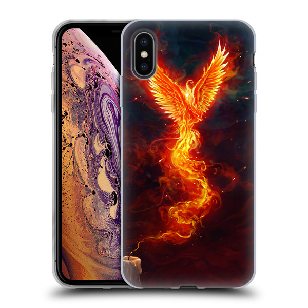 Christos Karapanos Phoenix 2 From The Last Spark Soft Gel Case for Apple iPhone XS Max