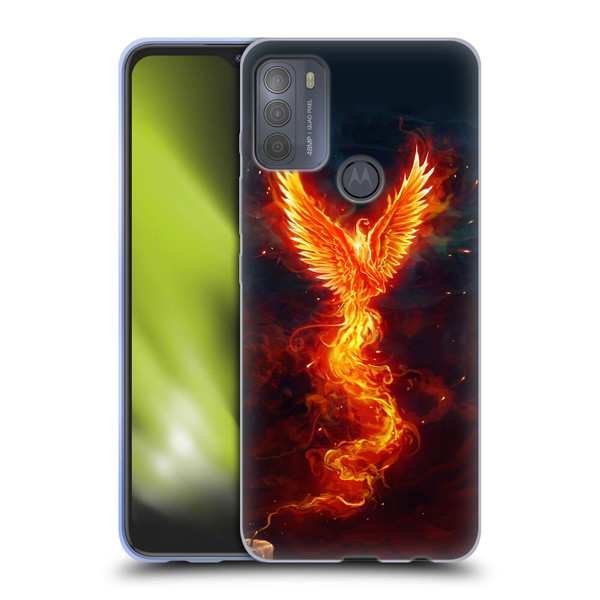 Christos Karapanos Phoenix 2 From The Last Spark Soft Gel Case for Motorola Moto G50