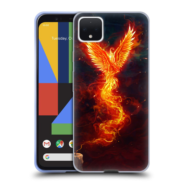 Christos Karapanos Phoenix 2 From The Last Spark Soft Gel Case for Google Pixel 4 XL