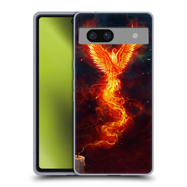 Christos Karapanos Phoenix 2 From The Last Spark Soft Gel Case for Google Pixel 7a