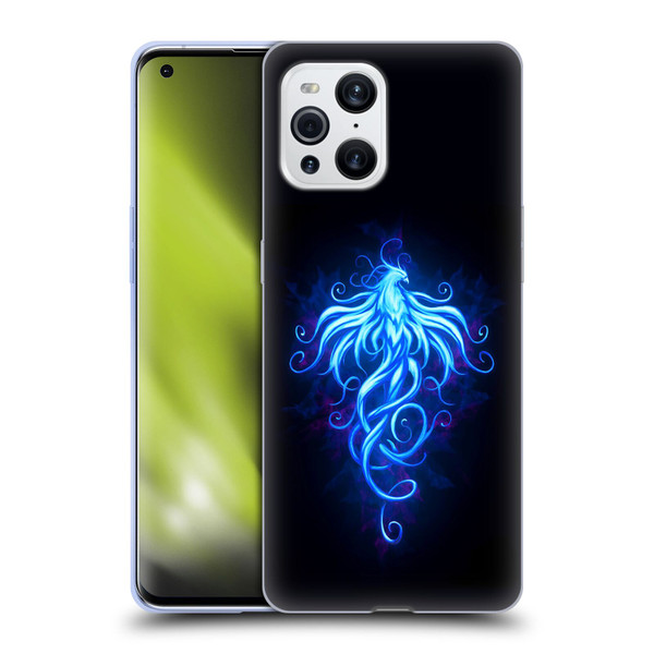 Christos Karapanos Phoenix 2 Royal Blue Soft Gel Case for OPPO Find X3 / Pro