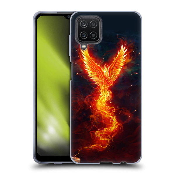 Christos Karapanos Phoenix 2 From The Last Spark Soft Gel Case for Samsung Galaxy A12 (2020)