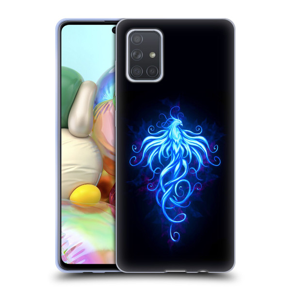 Christos Karapanos Phoenix 2 Royal Blue Soft Gel Case for Samsung Galaxy A71 (2019)