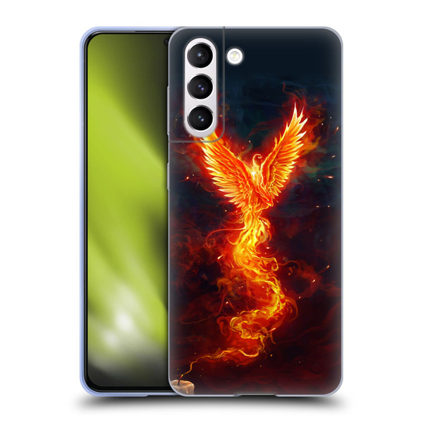 Christos Karapanos Phoenix 2 From The Last Spark Soft Gel Case for Samsung Galaxy S21 5G