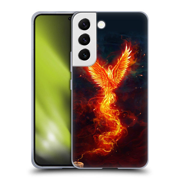 Christos Karapanos Phoenix 2 From The Last Spark Soft Gel Case for Samsung Galaxy S22 5G