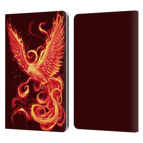 Christos Karapanos Phoenix 3 Resurgence 2 Leather Book Wallet Case Cover For Amazon Kindle Paperwhite 1 / 2 / 3