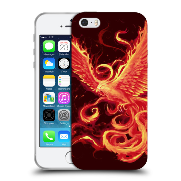 Christos Karapanos Phoenix 3 Resurgence 2 Soft Gel Case for Apple iPhone 5 / 5s / iPhone SE 2016