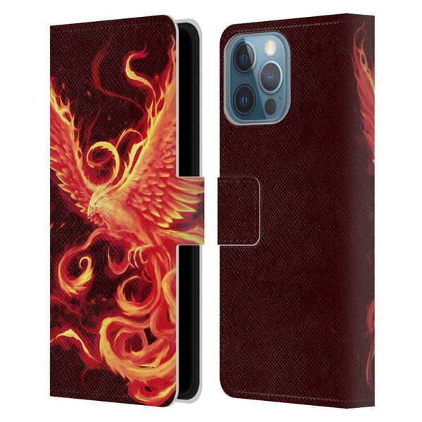 Christos Karapanos Phoenix 3 Resurgence 2 Leather Book Wallet Case Cover For Apple iPhone 13 Pro Max