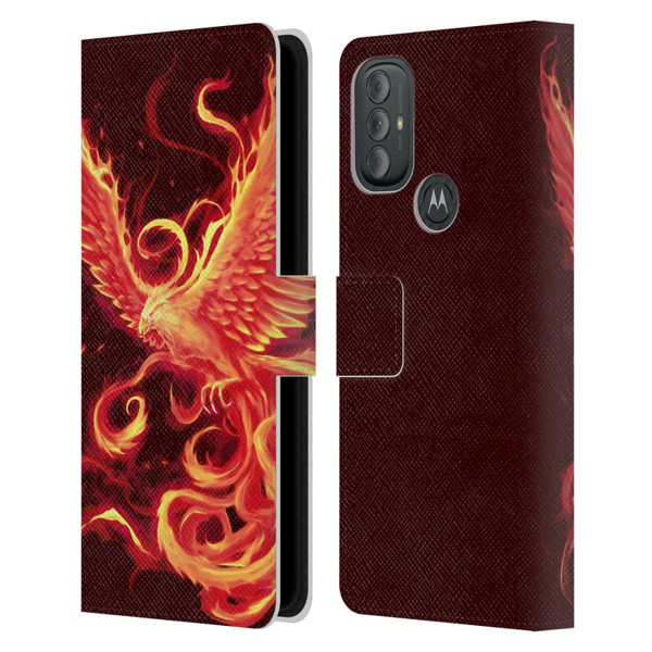 Christos Karapanos Phoenix 3 Resurgence 2 Leather Book Wallet Case Cover For Motorola Moto G10 / Moto G20 / Moto G30