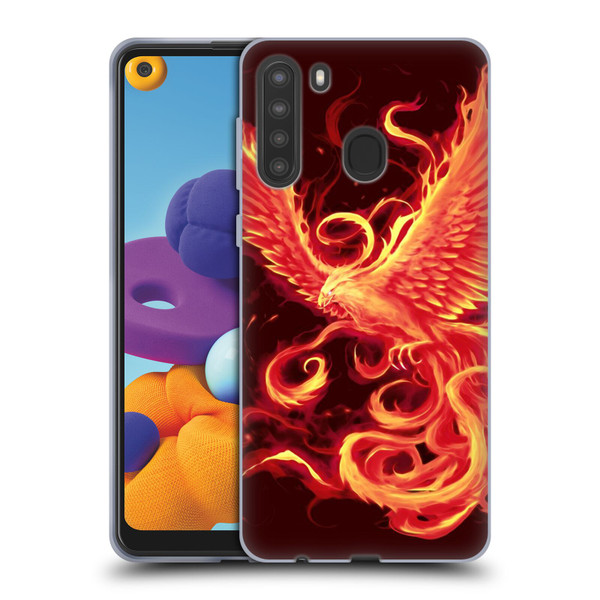 Christos Karapanos Phoenix 3 Resurgence 2 Soft Gel Case for Samsung Galaxy A21 (2020)