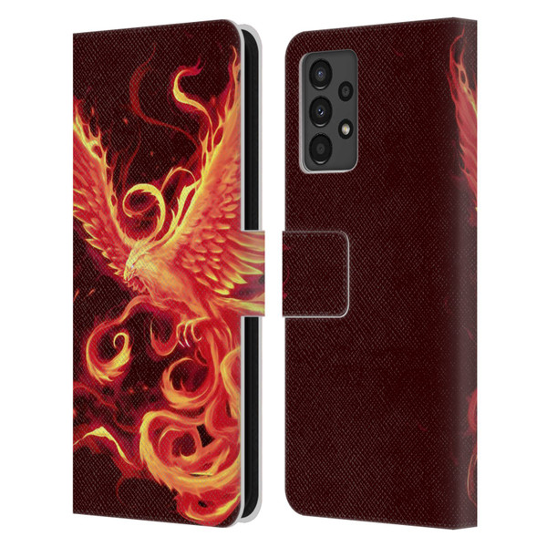 Christos Karapanos Phoenix 3 Resurgence 2 Leather Book Wallet Case Cover For Samsung Galaxy A13 (2022)