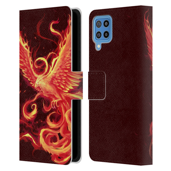 Christos Karapanos Phoenix 3 Resurgence 2 Leather Book Wallet Case Cover For Samsung Galaxy F22 (2021)