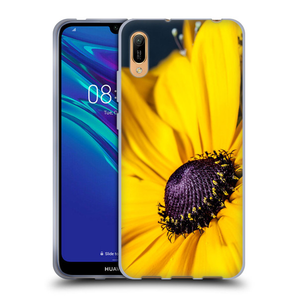 PLdesign Flowers And Leaves Daisy Soft Gel Case for Huawei Y6 Pro (2019)