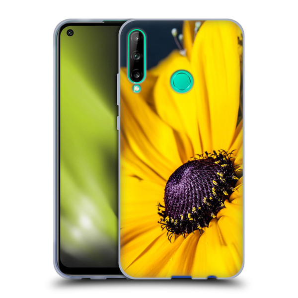 PLdesign Flowers And Leaves Daisy Soft Gel Case for Huawei P40 lite E