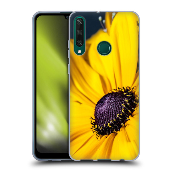 PLdesign Flowers And Leaves Daisy Soft Gel Case for Huawei Y6p