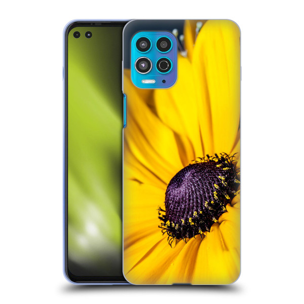 PLdesign Flowers And Leaves Daisy Soft Gel Case for Motorola Moto G100