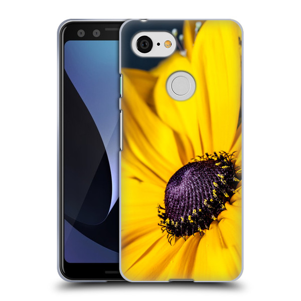 PLdesign Flowers And Leaves Daisy Soft Gel Case for Google Pixel 3