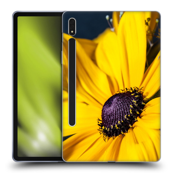 PLdesign Flowers And Leaves Daisy Soft Gel Case for Samsung Galaxy Tab S8
