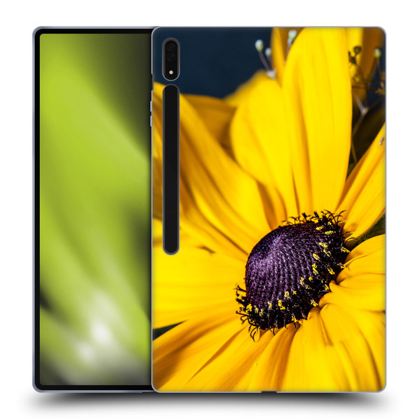 PLdesign Flowers And Leaves Daisy Soft Gel Case for Samsung Galaxy Tab S8 Ultra