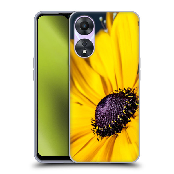 PLdesign Flowers And Leaves Daisy Soft Gel Case for OPPO A78 4G