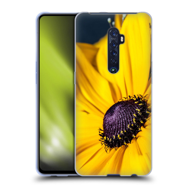 PLdesign Flowers And Leaves Daisy Soft Gel Case for OPPO Reno 2