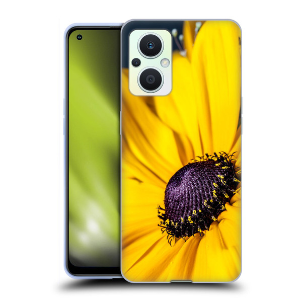 PLdesign Flowers And Leaves Daisy Soft Gel Case for OPPO Reno8 Lite