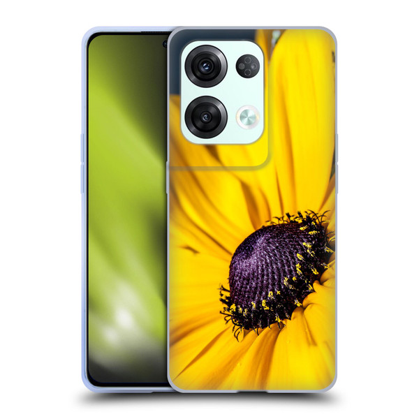 PLdesign Flowers And Leaves Daisy Soft Gel Case for OPPO Reno8 Pro
