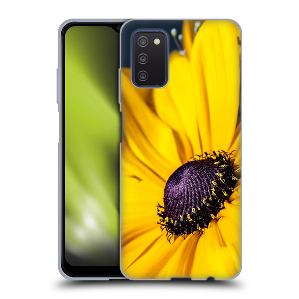 PLdesign Flowers And Leaves Daisy Soft Gel Case for Samsung Galaxy A03s (2021)
