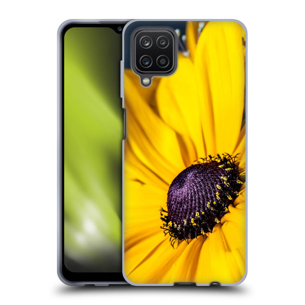PLdesign Flowers And Leaves Daisy Soft Gel Case for Samsung Galaxy A12 (2020)