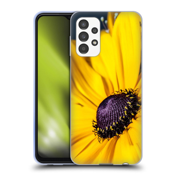 PLdesign Flowers And Leaves Daisy Soft Gel Case for Samsung Galaxy A13 (2022)