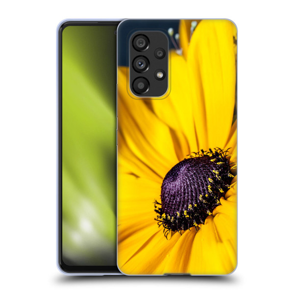 PLdesign Flowers And Leaves Daisy Soft Gel Case for Samsung Galaxy A53 5G (2022)