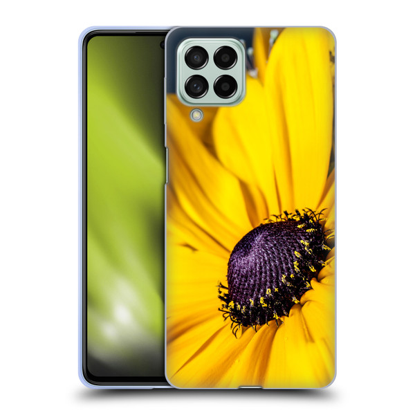 PLdesign Flowers And Leaves Daisy Soft Gel Case for Samsung Galaxy M53 (2022)