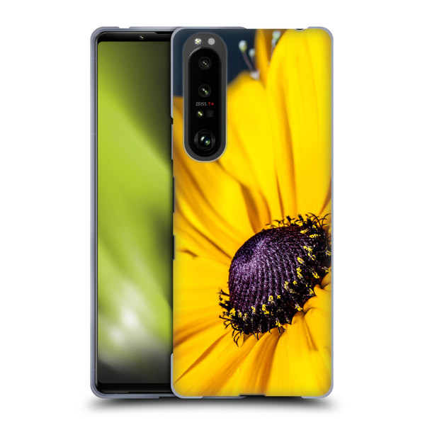 PLdesign Flowers And Leaves Daisy Soft Gel Case for Sony Xperia 1 III
