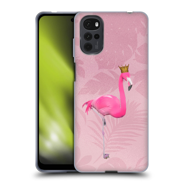 LebensArt Assorted Designs Flamingo King Soft Gel Case for Motorola Moto G22