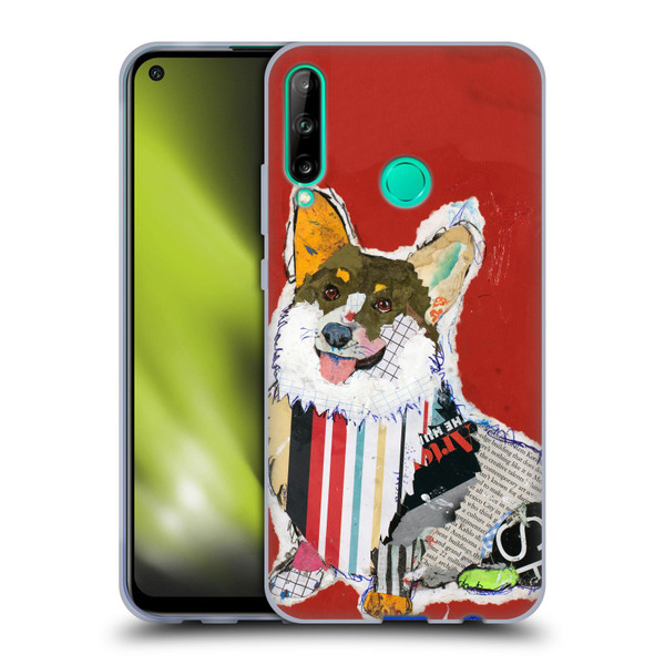 Michel Keck Dogs 2 Corgi Soft Gel Case for Huawei P40 lite E