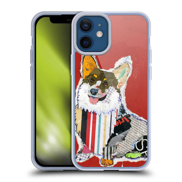 Michel Keck Dogs 2 Corgi Soft Gel Case for Apple iPhone 12 Mini