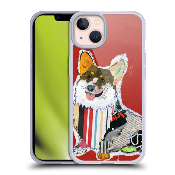 Michel Keck Dogs 2 Corgi Soft Gel Case for Apple iPhone 13