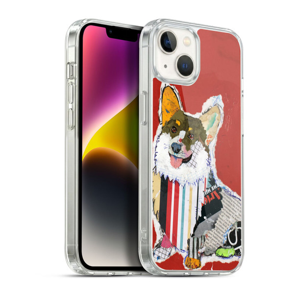 Michel Keck Dogs 2 Corgi Soft Gel Case for Apple iPhone 14 Plus & MagSafe