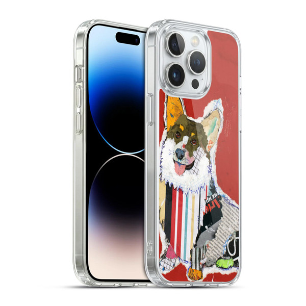Michel Keck Dogs 2 Corgi Soft Gel Case for Apple iPhone 14 Pro Max & MagSafe