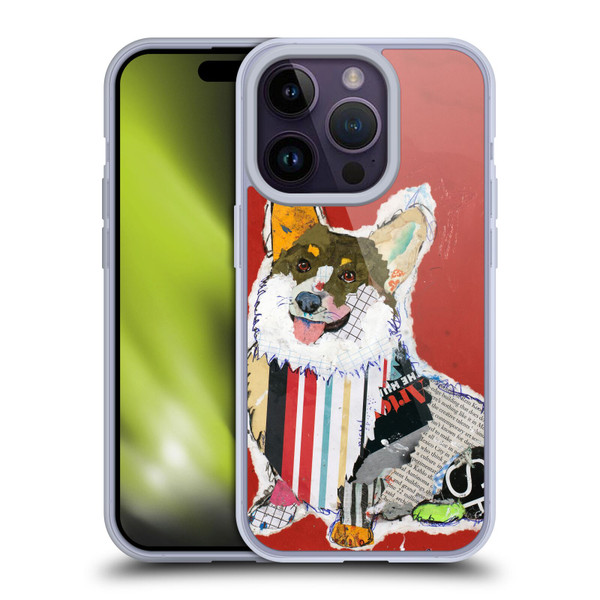 Michel Keck Dogs 2 Corgi Soft Gel Case for Apple iPhone 14 Pro