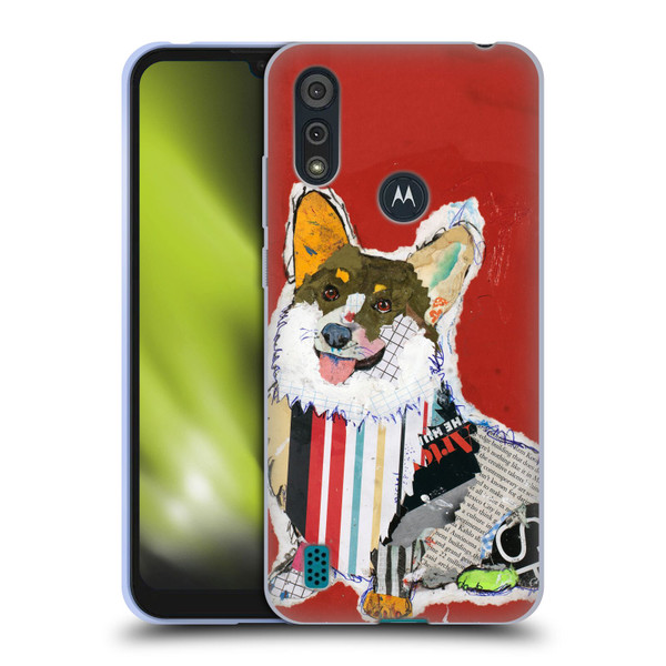 Michel Keck Dogs 2 Corgi Soft Gel Case for Motorola Moto E6s (2020)