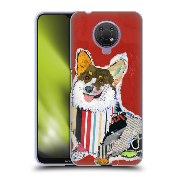Michel Keck Dogs 2 Corgi Soft Gel Case for Nokia G10