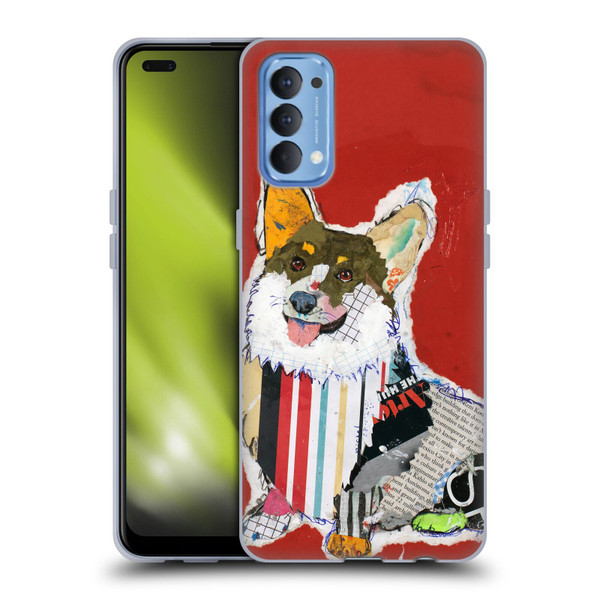 Michel Keck Dogs 2 Corgi Soft Gel Case for OPPO Reno 4 5G
