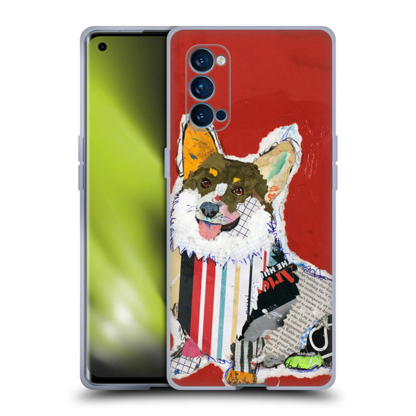 Michel Keck Dogs 2 Corgi Soft Gel Case for OPPO Reno 4 Pro 5G