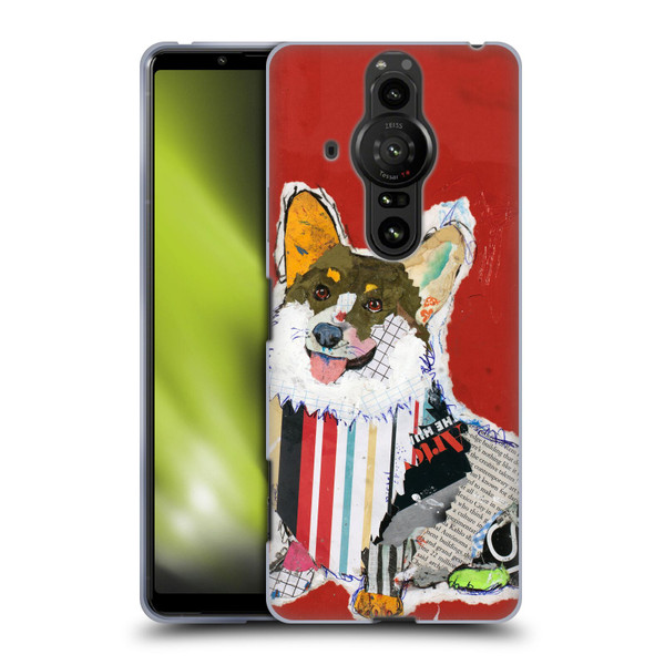 Michel Keck Dogs 2 Corgi Soft Gel Case for Sony Xperia Pro-I