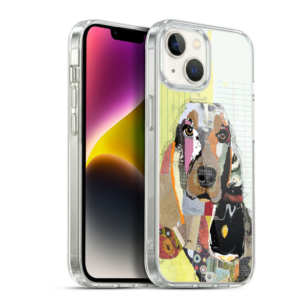 Michel Keck Dogs Basset Hound Soft Gel Case for Apple iPhone 14