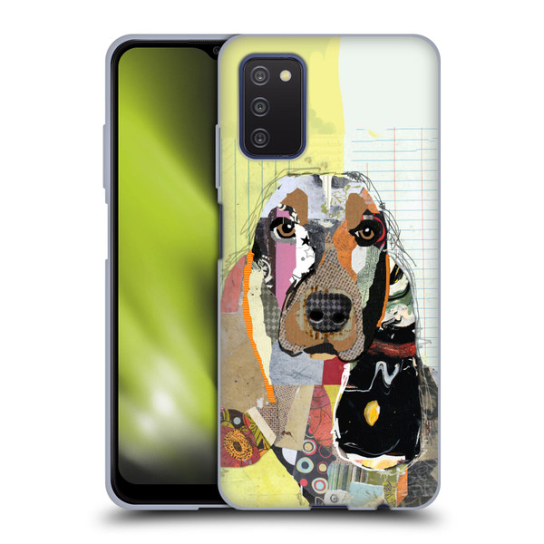 Michel Keck Dogs Basset Hound Soft Gel Case for Samsung Galaxy A03s (2021)