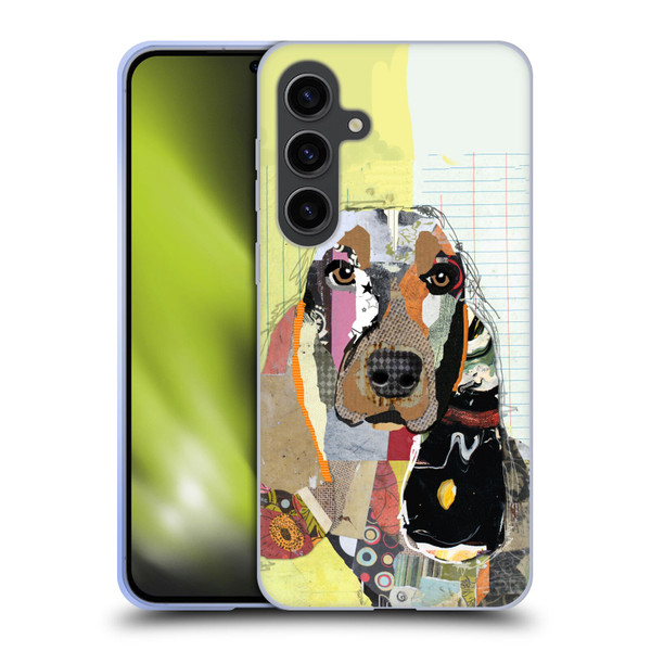 Michel Keck Dogs Basset Hound Soft Gel Case for Samsung Galaxy S24+ 5G