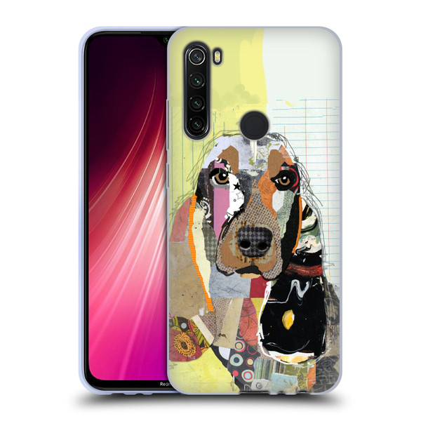 Michel Keck Dogs Basset Hound Soft Gel Case for Xiaomi Redmi Note 8T